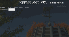 Desktop Screenshot of flex.keeneland.com